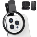 67mm Clip-On Phone Filter Set – ND2–32, CPL, 1/4 & 1/8 Black Pro Mist for Smartphone Cameras