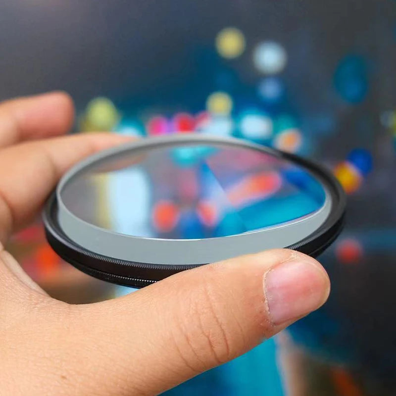 Ghost Motion Blur FX Prism Filter V1 – 77mm Glass Screw-In for High-Speed Photography Effects