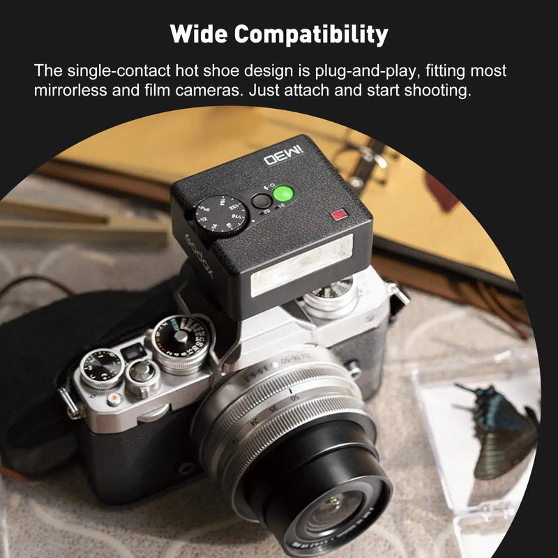 GODOX iM30 iM20 Mini Camera Flash for Canon, Fuji, Sony, Nikon, Panasonic, Olympus, Pentax