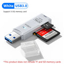 ELOUGH 2-in-1 USB 3.0 Card Reader – High-Speed Micro SD & TF Memory Card Adapter for PC & Laptop