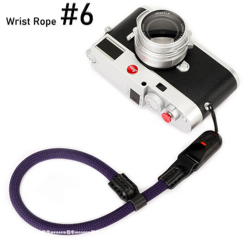 WENNEW Nylon Rope Camera Strap – Quick Release Wrist for Fujifilm, Sony, Nikon, Canon