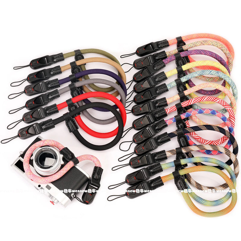 WENNEW Nylon Rope Camera Strap – Quick Release Wrist for Fujifilm, Sony, Nikon, Canon