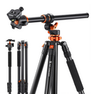 K&F Concept 90" Aluminum Camera Tripod – 2.3m Travel Tripod with Reversible Center & Monopod