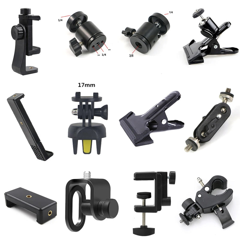 SZKOSTON Tablet Stand Bracket with Ring Light Ball Head & Tripod Adapter – Photography Accessory