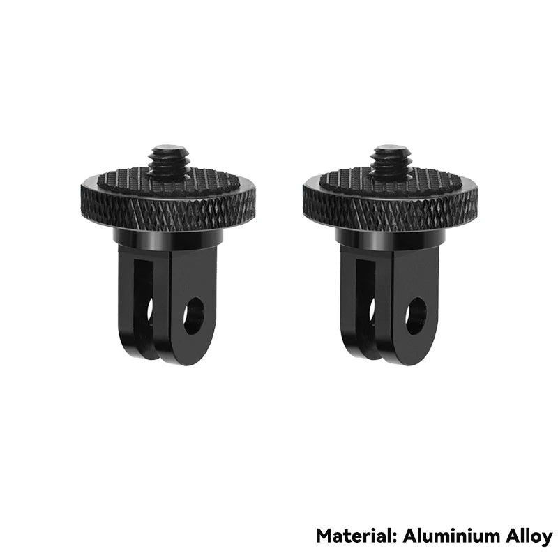 SZKOSTON 1/4 Inch Screw Tripod Adapter – 360° Rotating Mount for GoPro, Insta360, DJI