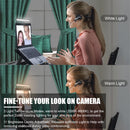 LUXCEO WS66 Webcam Light – Adjustable LED Panel for Zoom Calls, Streaming & Video Conferencing