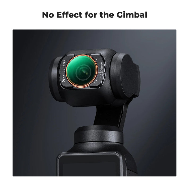 K&F CONCEPT Magnetic Variable ND2-32 & 1/4 Black Mist Filter for DJI Osmo Pocket 3