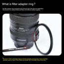 9pcs/18pcs Camera Lens Filter Step Up/Down Adapter Ring Set – 37mm-82mm for DSLR Cameras