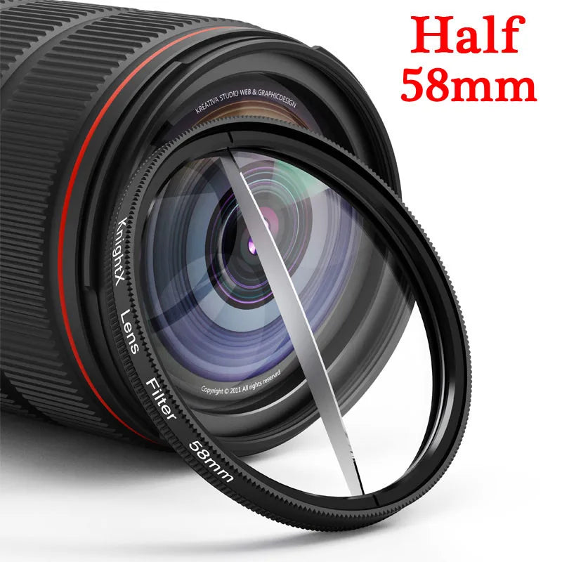 Kaleidoscope Prism Filter 49mm–77mm Glass Creative Lens Effect for DSLR Cameras & Phones