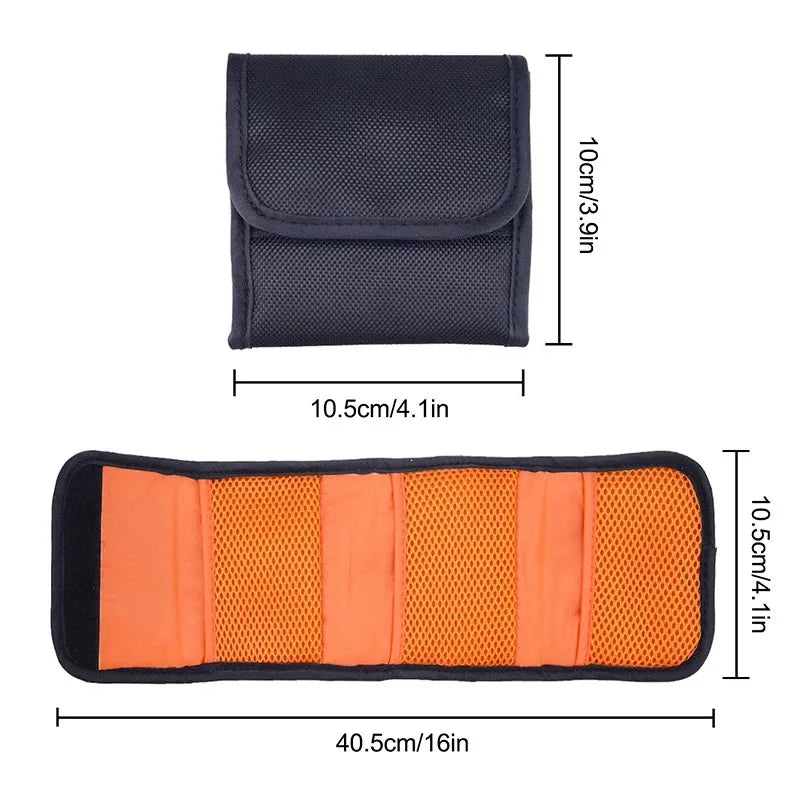 3-Pocket Foldable Camera Lens Filter Pouch Case for 82mm ND UV CPL Filters
