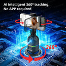 P03 Smart Auto Face Tracking Desktop AI Gimbal – 360° Rotation for Smartphone & Action Camera