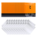 K&F Concept 20-Pack Microfiber Cleaning Cloths – Individually Wrapped, for Lenses, Glasses, Screens