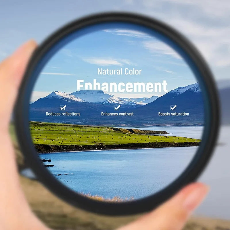 SZKOSTON Circular Polarizing CPL Filter for Nikon, Canon, Sony, Fujifilm, Olympus Camera Lenses