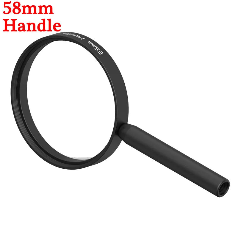Kaleidoscope Prism Filter 49mm–77mm Glass Creative Lens Effect for DSLR Cameras & Phones