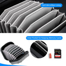 10-Pocket Hard Shell Filter Case for 67mm–95mm Circular Filters – Water Resistant Pouch