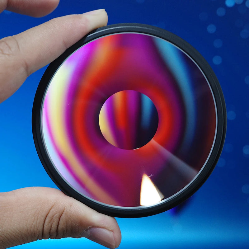 SHEJI Special Effects Prism Lens Halo FX Filter – Optical Glass Filter for Creative Photography