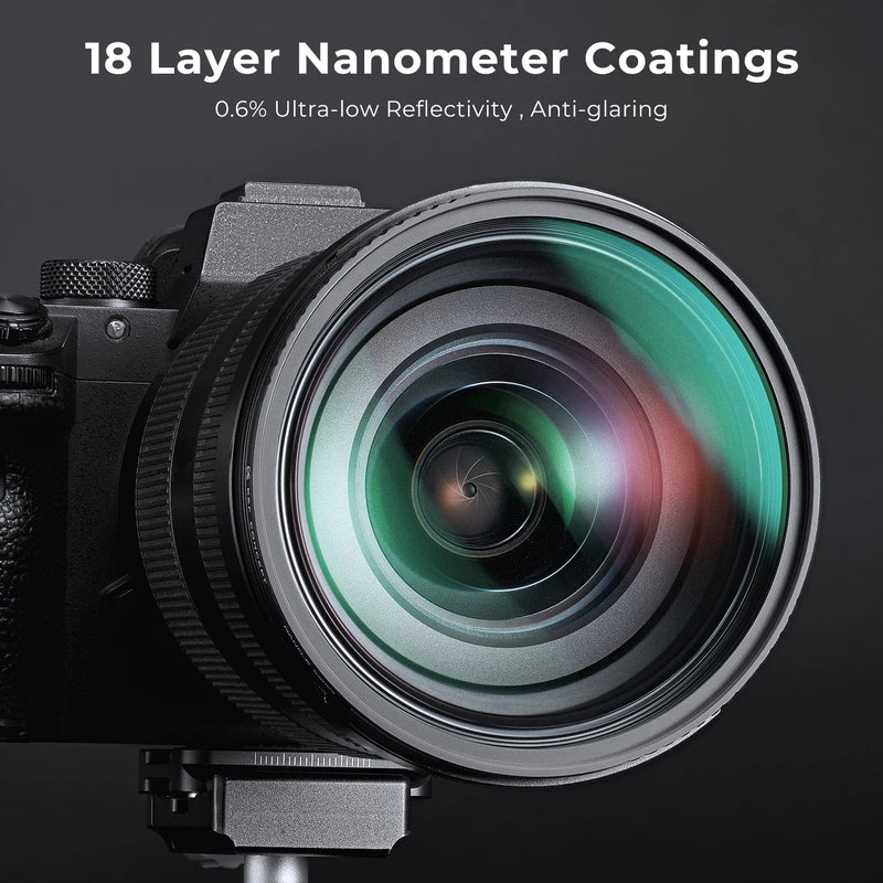 K&F Concept 49-82mm Black Mist Diffusion Filter 1/4 1/8 with Multi Coated for Nikon DSLR Lens 49mm 52mm 58mm 62mm 67mm 77mm 82mm