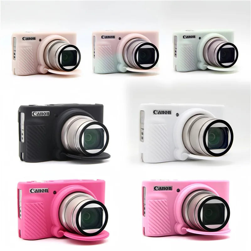 Soft Silicone Camera Case for Canon PowerShot SX730 SX740 SX740HS – Shockproof Protective Cover