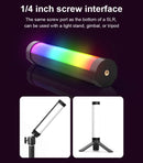 LUXCEO V8 Portable RGB Video Light 2000mAh Fill-in Lamp for Vlogging, YouTube, Selfies & Photo