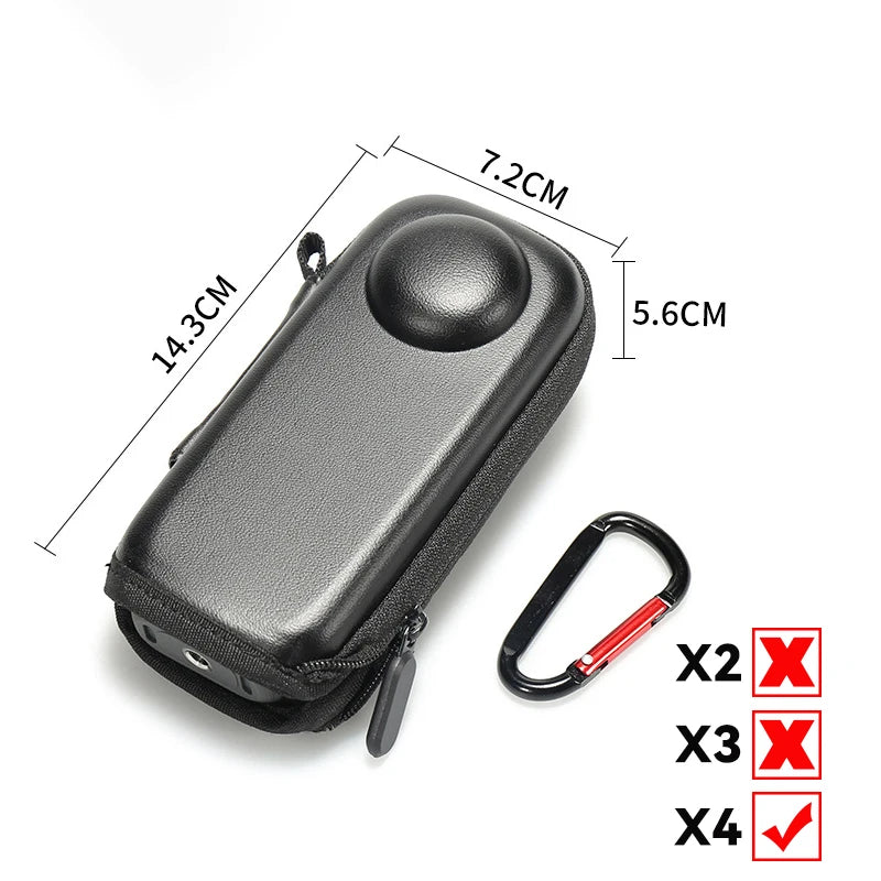 SZKOSTON Protective Carrying Case for Insta360 X4 X3 X2 – Portable Storage Bag