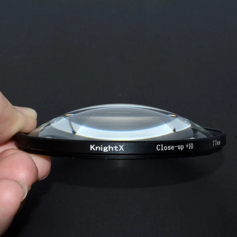 Macro Close-Up +10 Lens Filter for Canon Sony Nikon DSLR – 49mm to 77mm Thread Sizes