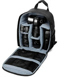 Erilles Waterproof Camera Backpack – Multi-Functional DSLR Bag for Sony, Nikon, Canon