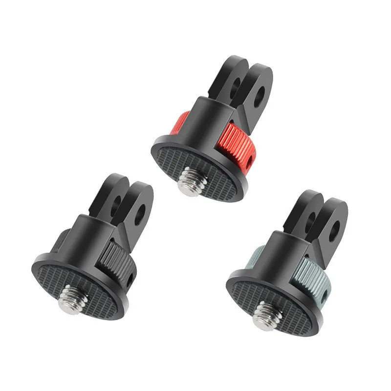 SZKOSTON 1/4 Inch Screw Tripod Adapter – 360° Rotating Mount for GoPro, Insta360, DJI