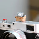 Cartoon Cat Hot Shoe Protection Cover for SLR Cameras – Dustproof Cute Photography Accessory