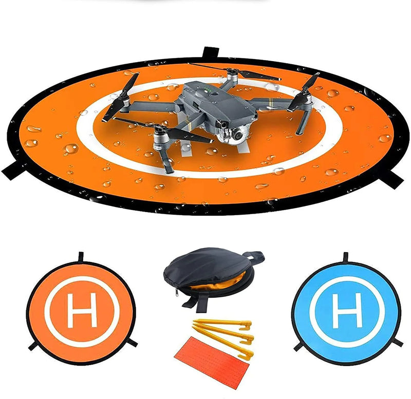 LENSOLOGY Foldable Drone Landing Pad – 75/55/90/110cm for DJI Mini & FIMI Drones