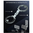 VRIG Dual-Sided Magnetic Phone Mount with Cold Shoe & 1/4"-20 Tripod Thread for iPhone & Android