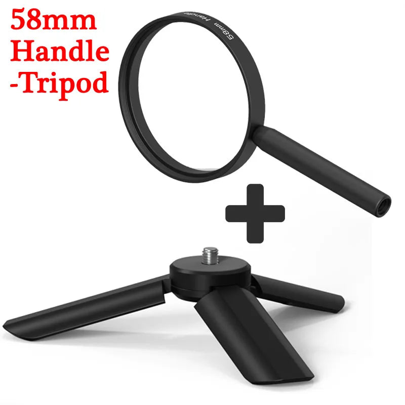 Kaleidoscope Prism Filter 49mm–77mm Glass Creative Lens Effect for DSLR Cameras & Phones