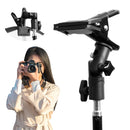 Light Stand Attachment 1/4 to 3/8 Screw Reflector Clamp Clip Holder for Flash & Umbrella
