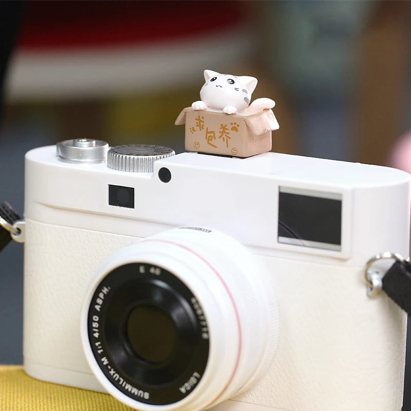 Cartoon Cat Hot Shoe Protection Cover for SLR Cameras – Dustproof Cute Photography Accessory