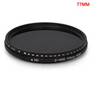 Adjustable ND Filter ND2 to ND400 Variable Neutral Density Filter for DSLR Camera Lens