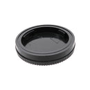 LINGOFOTO Sony E/FE Mount Camera Body & Lens Rear Cap Set – No Logo, Black Plastic Cover