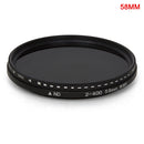 Adjustable ND Filter ND2 to ND400 Variable Neutral Density Filter for DSLR Camera Lens