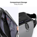 K&F CONCEPT 10L Camera Sling Bag Waterproof Shoulder Bag for DSLR, Lens, Drone, Tripod