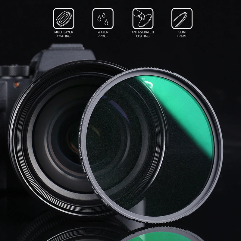 Nano-X Black Mist 1/4 Diffusion Filter for DSLR & Mirrorless Lenses (43-95mm) Camera Filters