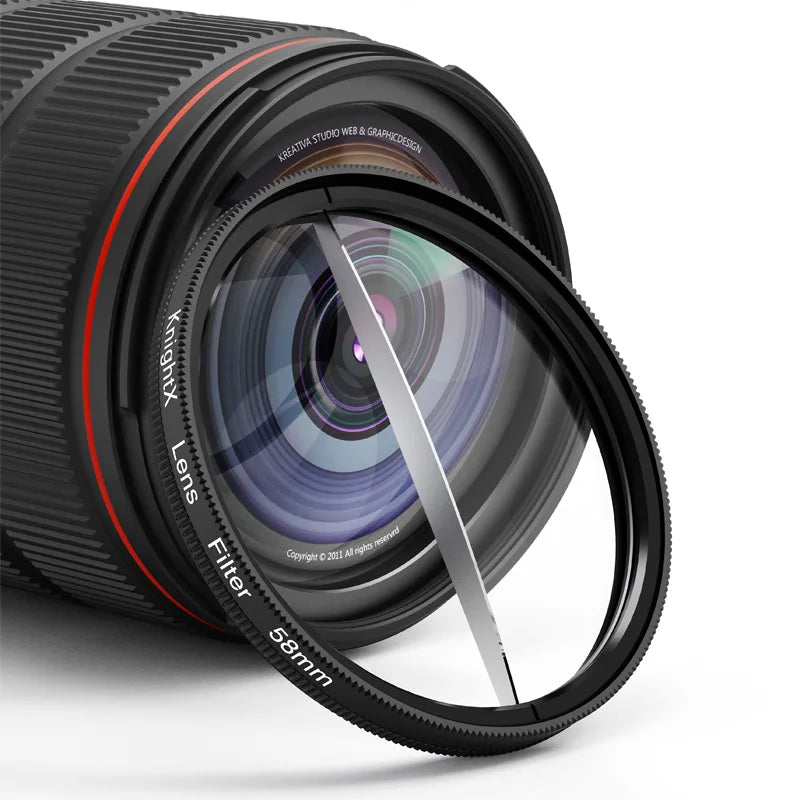 Kaleidoscope Prism Filter 49mm–77mm Glass Creative Lens Effect for DSLR Cameras & Phones