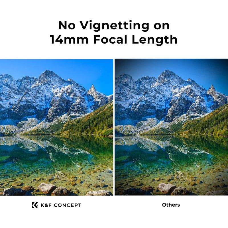 K&F CONCEPT MC CPL Circular Polariser Filter Ultra Slim Multi-Coated with Cleaning Cloth