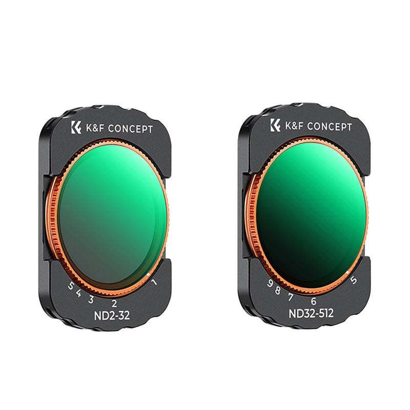 K&F Concept Magnetic ND2-32 ND32-512 Filter Kit – UV, CPL, Black Mist for DJI Osmo Pocket 3