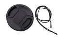 LINGOFOTO Universal Center Pinch Lens Cap – 37mm to 58mm for Sony, Canon, Nikon, and More