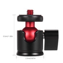 ANDOER Mini Tripod Ball Head – 360° Swivel with U-Shaped Slot for DSLR Cameras & Tripods