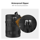Waterproof Camera Lens Pouch Case – Shockproof Zipper Bag for DSLR Lenses