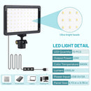 BAODELI LED Light Panel – 5600K Lighting Kit with Tripod & RGB Filters for Photography & Streaming