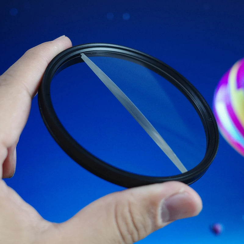 Split Diopter Prism Blur Filter +2 with Foreground Magnification – 58mm to 82mm Sizes