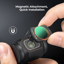 Sports Camera Filter for DJI Osmo Pocket 3 UV CPL ND/PL Black Mist 1/4 Adjustable ND2-32 ND32-512
