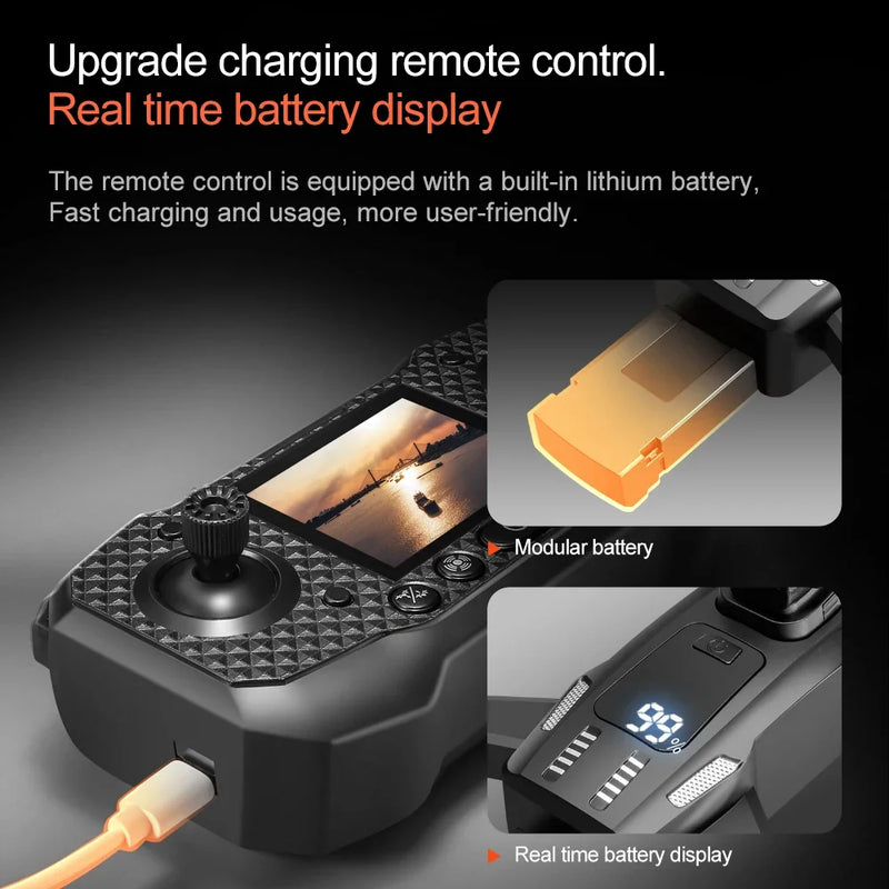 XIAOMI M6 8K Drone with Obstacle Avoidance – Brushless Motor Aerial Camera UAV