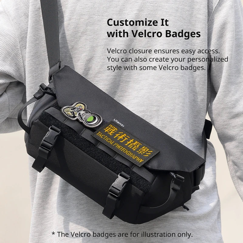 ULANZI BC08 Sling Bag – 9L Waterproof Crossbody Camera Bag for DSLR & Mirrorless