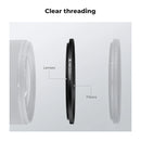 K&F Concept Step-Up Ring – Aviation-Grade Aluminum Filter Adapter Ring with Cleaning Cloth (2-Pack)